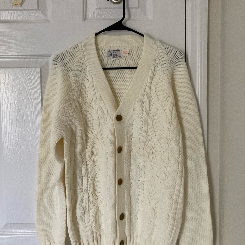 Vintage Scrambler By Triton Men’s Cardigan L